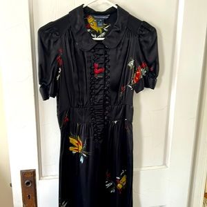 French connection silk dress size 0